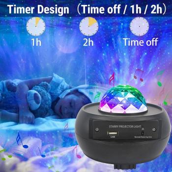 Starry Sky Night Light Projector with USB