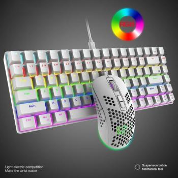 Ergonomic RGB Backlit Keyboard and Mouse for Lenovo/XiaoMi