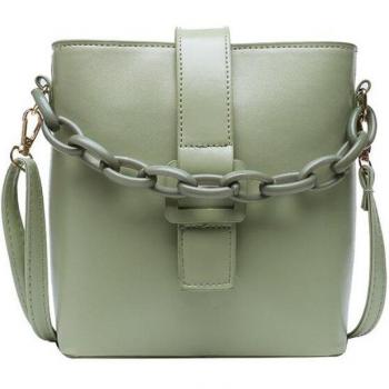 Bolso de Mujer Tipo Cubo con Cadena y Hombro