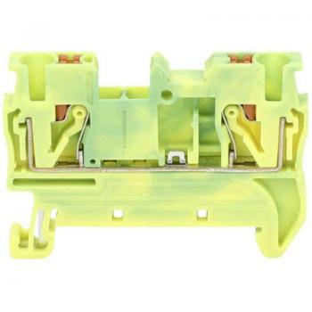 TC‑JPT4‑PE 6.2 mm Quick‑Connect Green/Yellow 2‑Pin Continuity Jack