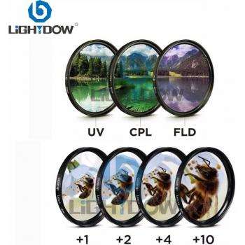 Lightdow Kit 7 × Filtres grand angle – 1 mm à 10 mm UV/CPL/FLD