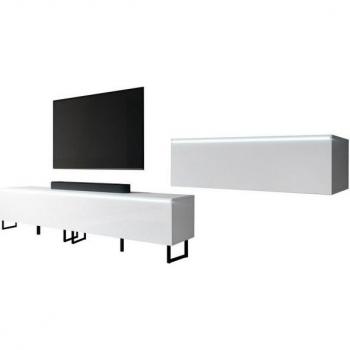 Furnix TV-Schrank BARGO III 300 cm in Weiß