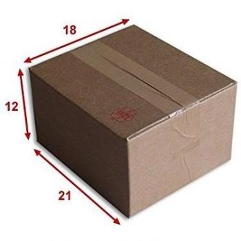 Pack de 10 boîtes en carton (n°15) 210x180x120 mm