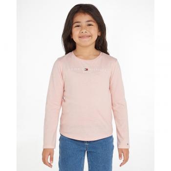 T-shirt enfant Tommy Hilfiger ESSENTIAL TEE L/S Rose 10 ans