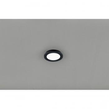 Runde LED Deckenleuchte Camillus Schwarz Ø17 cm