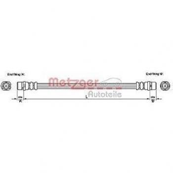 Flexible hydraulique frein Audi A8 – MTZGER 4110251