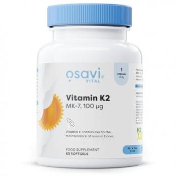 Osavi Vitamin K2 MK7 100mcg 60 Softgel Capsules