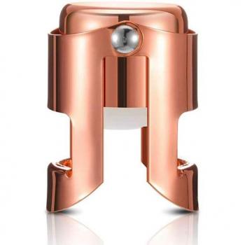 Bouchon Étanche Super Champagne Inox Rose