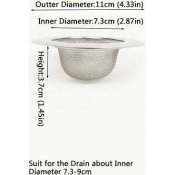 Bathtub Drain Hair Strainer