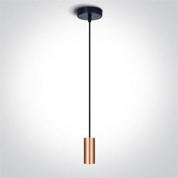 Lámpara Cuadrada Cobre ONE LIGHT 63124/CU, Certificación IP20