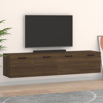 VidaXL Armoires murales 2pcs Chêne brun 60x36,5x35cm Bois d'ingénierie