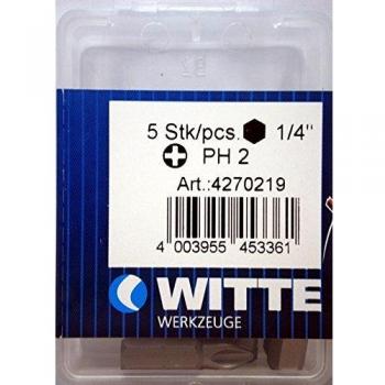 Cajita de 5 pointes 25 mm PH 2 – Witte 4270219-5