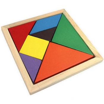 Educational Wooden Tangram Puzzle for Kids