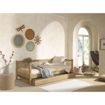 Eichenholz Bettschubkasten für Kinderzimmer