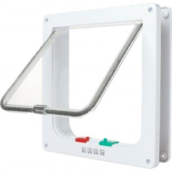 Cat and Dog Flap Door with 4-Way Lock System