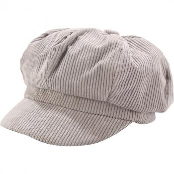 Comfortable Women's Vintage Corduroy Octagonal Cap