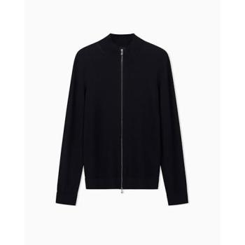 Sweat-shirt Zippé Armani Exchange Homme Bleu Marine XL