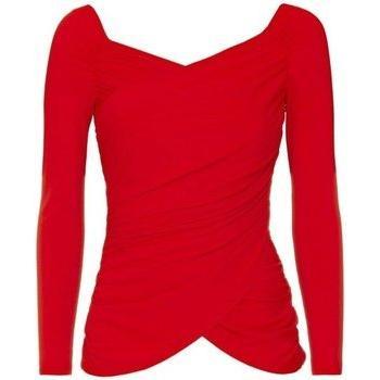 T-shirt maniche lunghe Guess Top Rory Rossa 21232