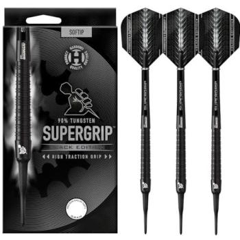 Harrows Supergrip Black 90% Soft Tip