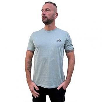 Maglietta Alpha Industries a maniche corte green pastello, taglia M