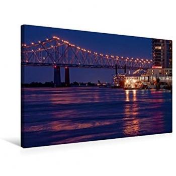 Calvendo – Hochwertige Textil-Leinwand 75 × 50 cm im Querformat „New Orleans River Walk“
