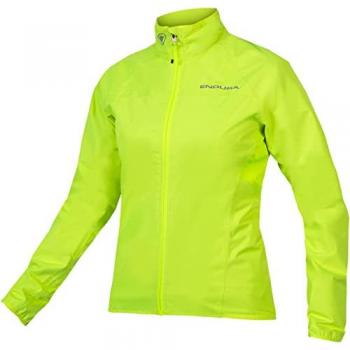 Chaqueta impermeable de ciclismo para mujer Endura Xtract II amarillo flúor tamaño L