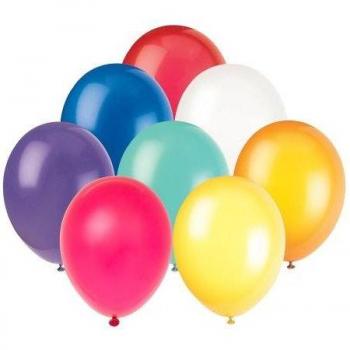 Schwarz Einfache Latexballons (72er Set)