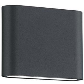 Thames II 11cm Modern Up Down Wall Light Anthracite 3000K