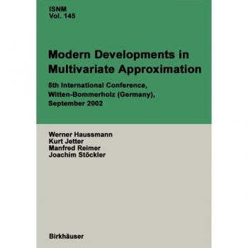 Vitalsource Technologies, Inc. Modern Developments In Multivariate Approximation