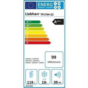 Liebherr's TP 1764 Table-Height Fridge, 136 Liters, Freest