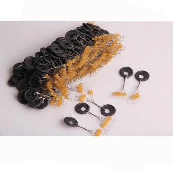 Fishing Tackle Oval Yellow Bean Stoppers