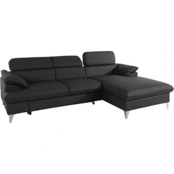 Ecksofa COTTA Caluso L-Form – Bettkasten optional, Kopfteilverstellung