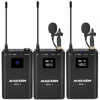 Lavalier Micro Sans Fil pour Caméra Vidéo