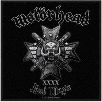 Parche Bad Magic de Motorhead en Negro y Gris