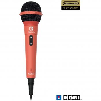 Micrófono Karaoke Licenciado Rojo para Nintendo