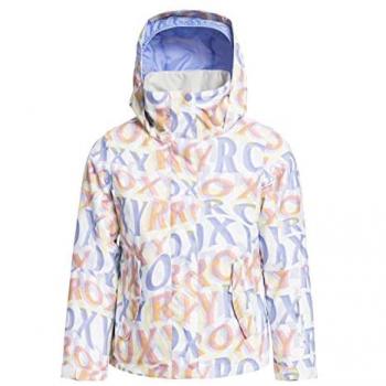 Giacca Roxy Jetty bianco rosa lilla