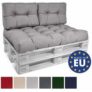 Palette Relax – Set de 2 Coussins Dossier pour Canapé et Jardin