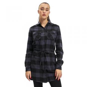 Camicia Lunghe Brandit Lucy Donna Nero/Grigio XS-5XL
