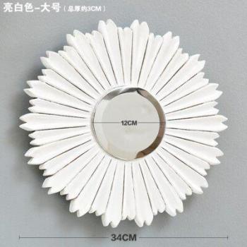 Miroir mural en forme de soleil QT324513