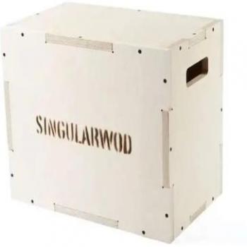 Cajón Pliométrico Jump Box Eucalipto 30x40x50 cm