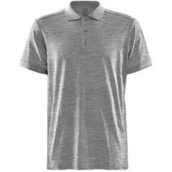 Craft Core Blend Herren Polo Shirt Grau Melange