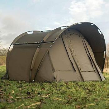 Avid HQ Dual Layer Brolly System Carp Fishing 1 Man Bivvy