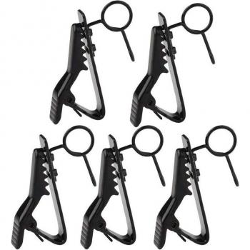 ClipLink 7.5mm Black Microphone Tie Set