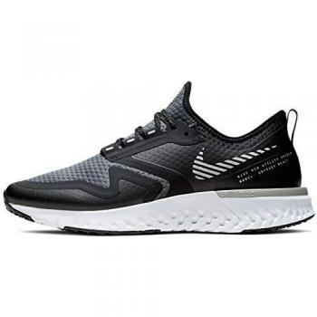 Nike Damen Odyssey React 2 Shield Laufschuhe, Schwarz/Metallic Silver