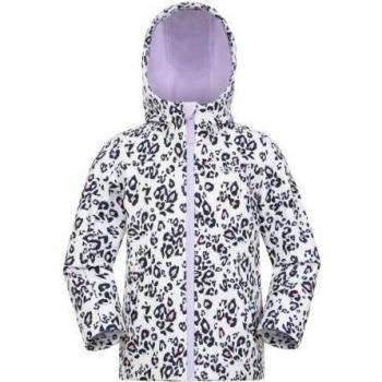 Exodus II Soft Shell for Children – Leopard Pattern (5‑6, Black/Cream)