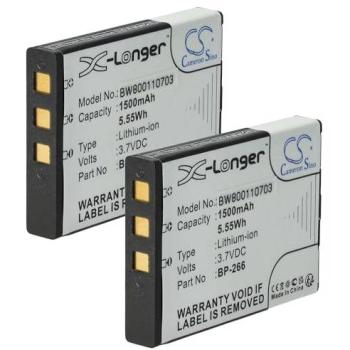 Icom IC‑M24/IC‑M23 Radio Dual Battery Set – 1500 mAh, 3.7 V Li‑Ion
