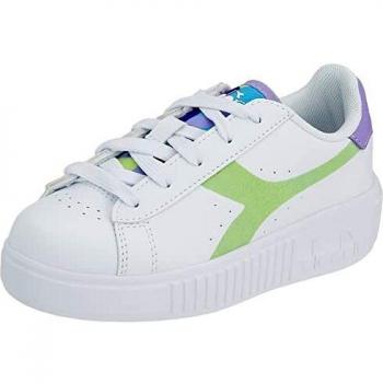 Diadora Scarpe Unisex per Bambini Bianco/Glicine 28 EU