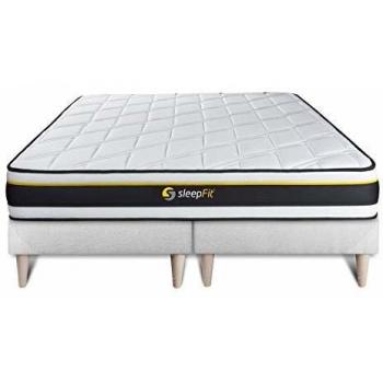 Sommier 90x200 avec Matelas Soft 180x200 épaisseur 19 cm