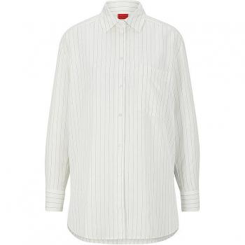HUGO ELODINA Damenbluse, creme, Größe 36
