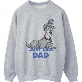 Disney Just Like Dad Damen Sweatshirt S weiß